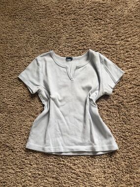 Light Blue Baby Tee